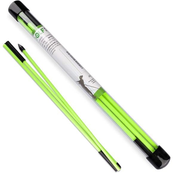 Golf Alignment Stick - Golf Sticks Alignment Aid 48" Golf Alignment Rods 2 Pack - Picture 1 of 6